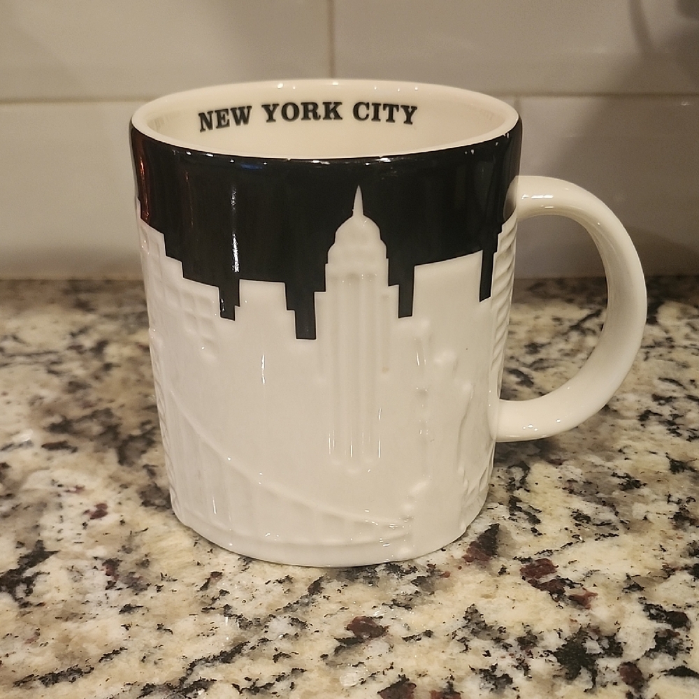 Starbucks New York City Skyline Mug - Black and White